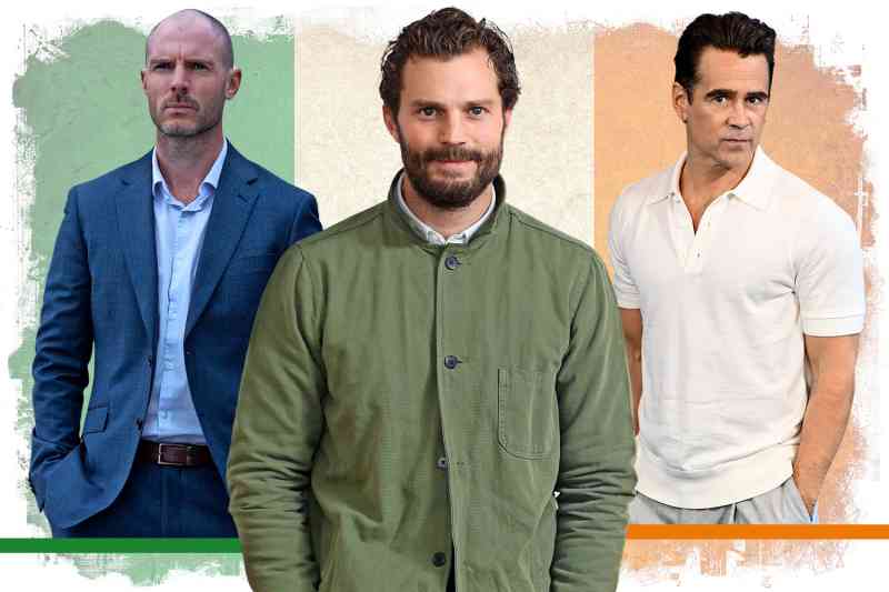 Richard Flood, Jamie Dornan y Colin Farrell