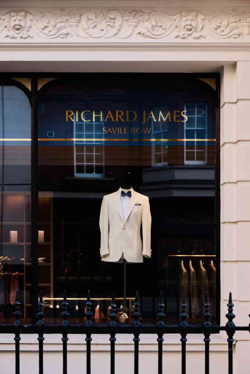 Richard James causó revuelo cuando abrió en Savile Row